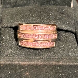 Purple Crystal Stack Ring - Women Jewelry